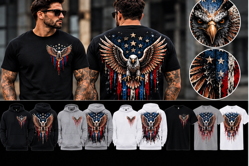 Freedom Eagle front and back design preview