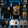 BUILT2CONQUER beer now hoodie front and back black white grey consistent product layout