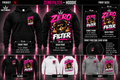 Zero Filter pink design hoodie black white grey front back mockup